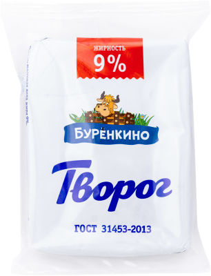 Творог Буренкино 9% 180г