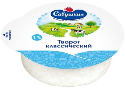 Творог Савушкин Традиционный 1% 300г