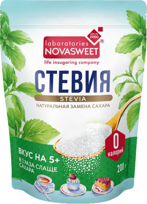 Подсластитель Novasweet Стевия 200г