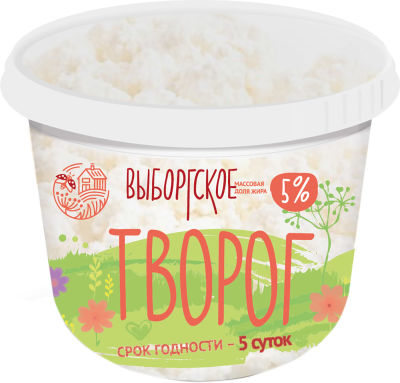 Творог Выборгское 5% 150г