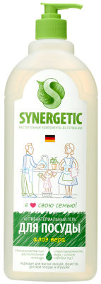 Средство для мытья посуды Synergetic Алоэ 1л
